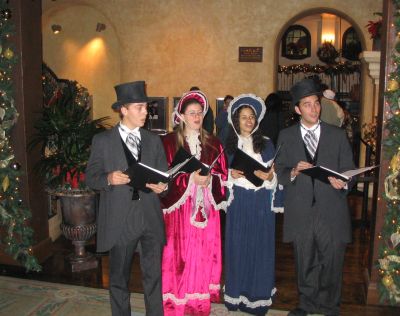 Carollers at the Mission Inn