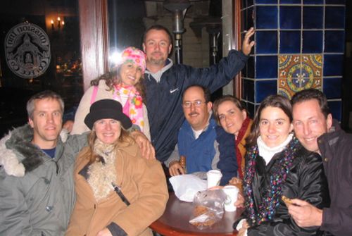 The Gang at the Mission Inn Coffee Co.