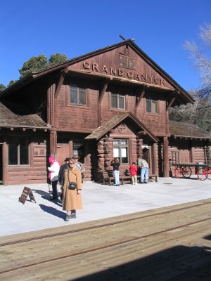 The depot at the Grand Canyon