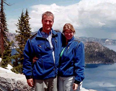 Kirk & Donna at Crater Lake, OR