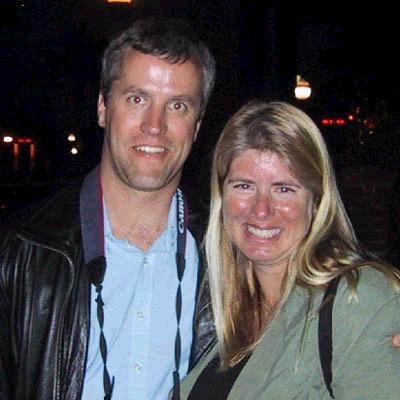 Kirk and Donna at Train Depot, in Fullerton