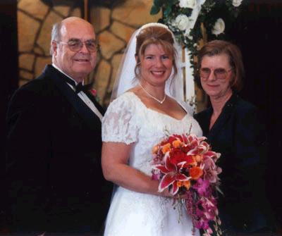 Wedding Picture Frames  Parents on Donna With Her Parents  Mike Reid And Lynda Reid